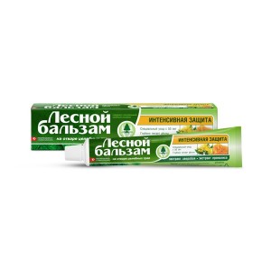 Dantų pasta "Lasnoj Balzam" su pikio ir jonažolės ekstraktais bei vaistažolėmis 75 ml (Pasikeitė pakuotė!)